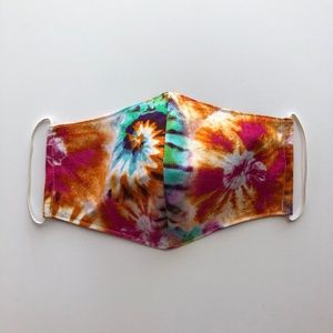 Tie Dye Reusable Face Mask Handmade With Elastic